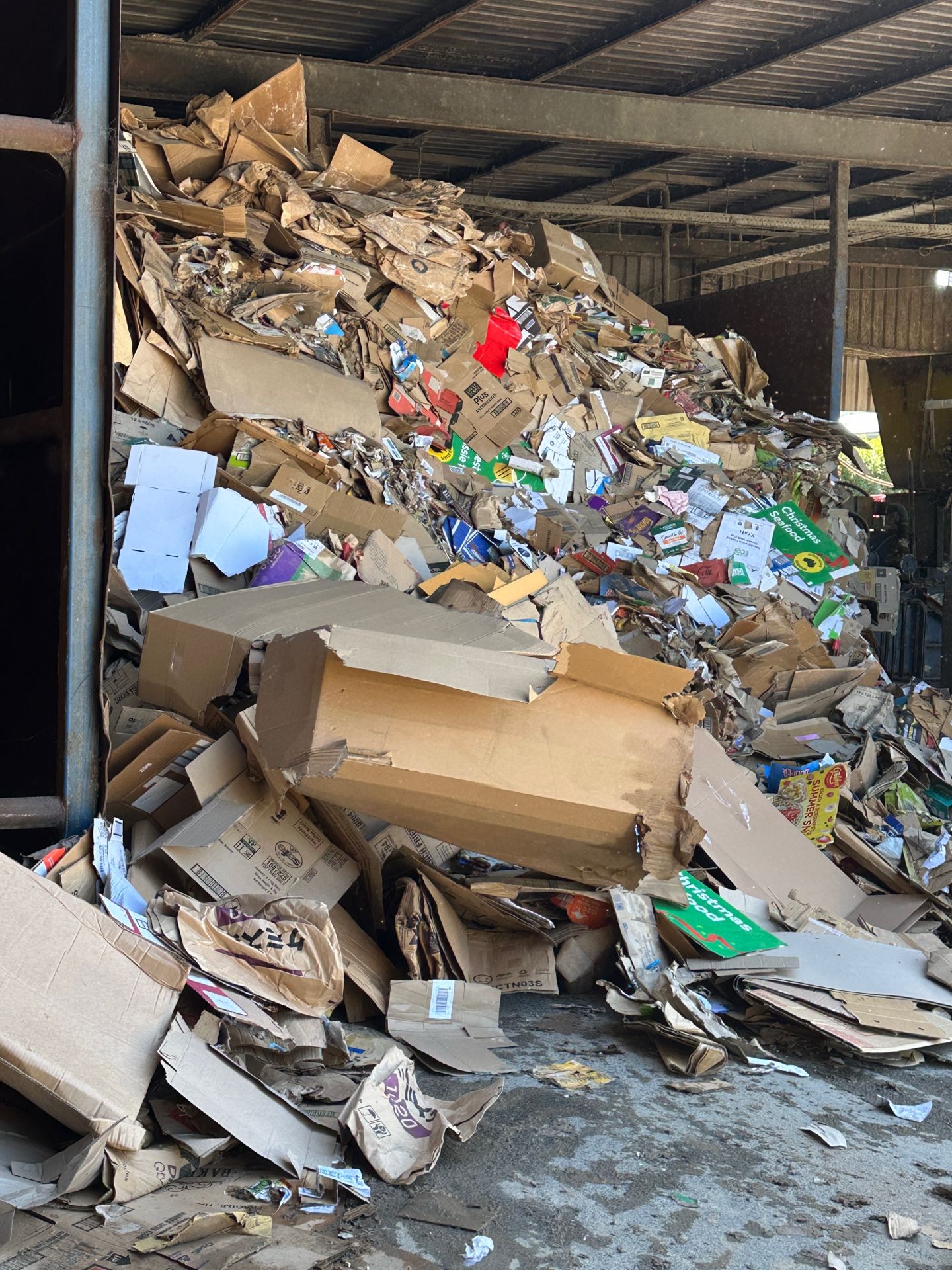 General waste processing and sorting at Shoalhaven Recycling