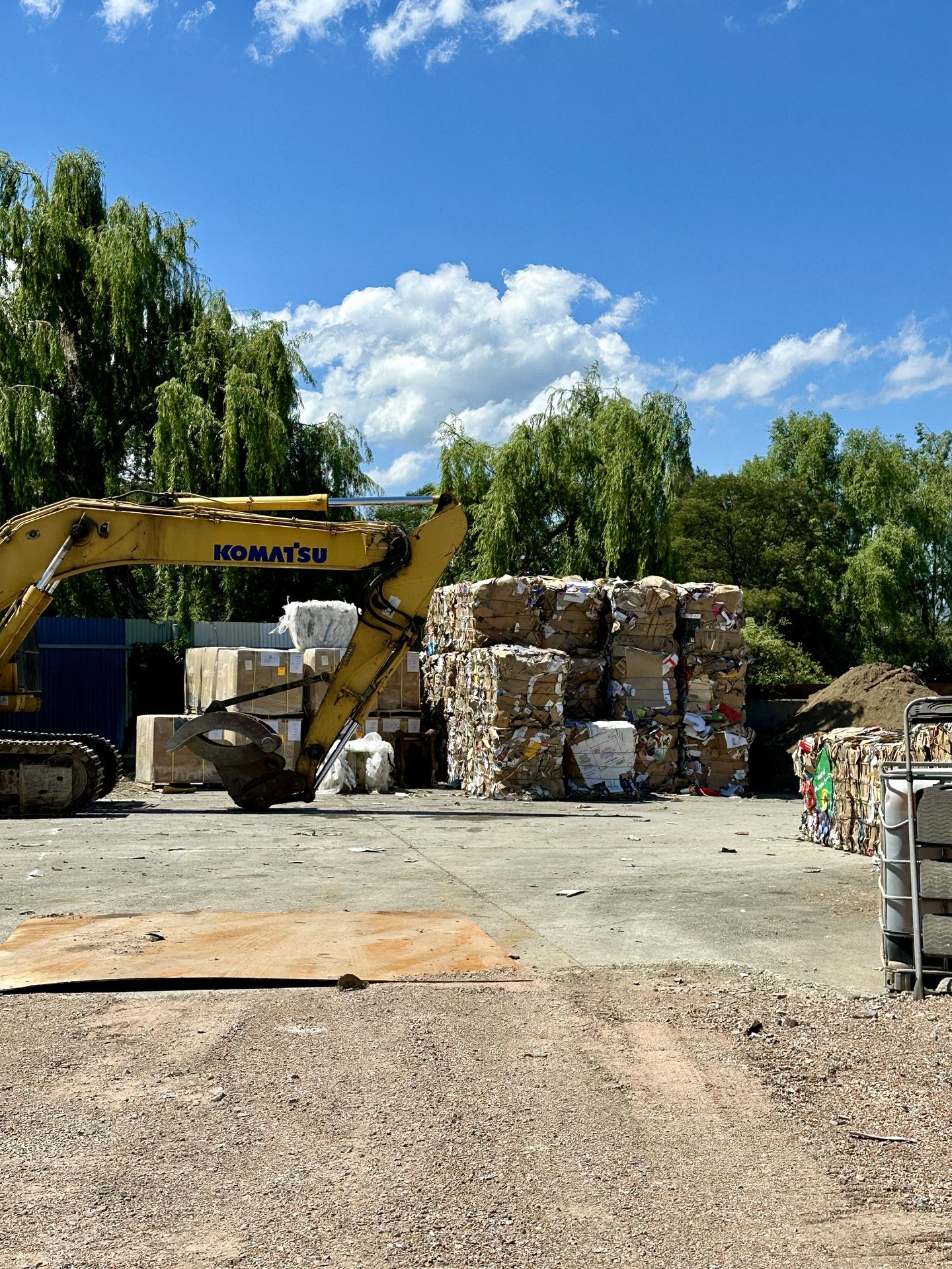 Shoalhaven Recycling yard overview in Bomaderry