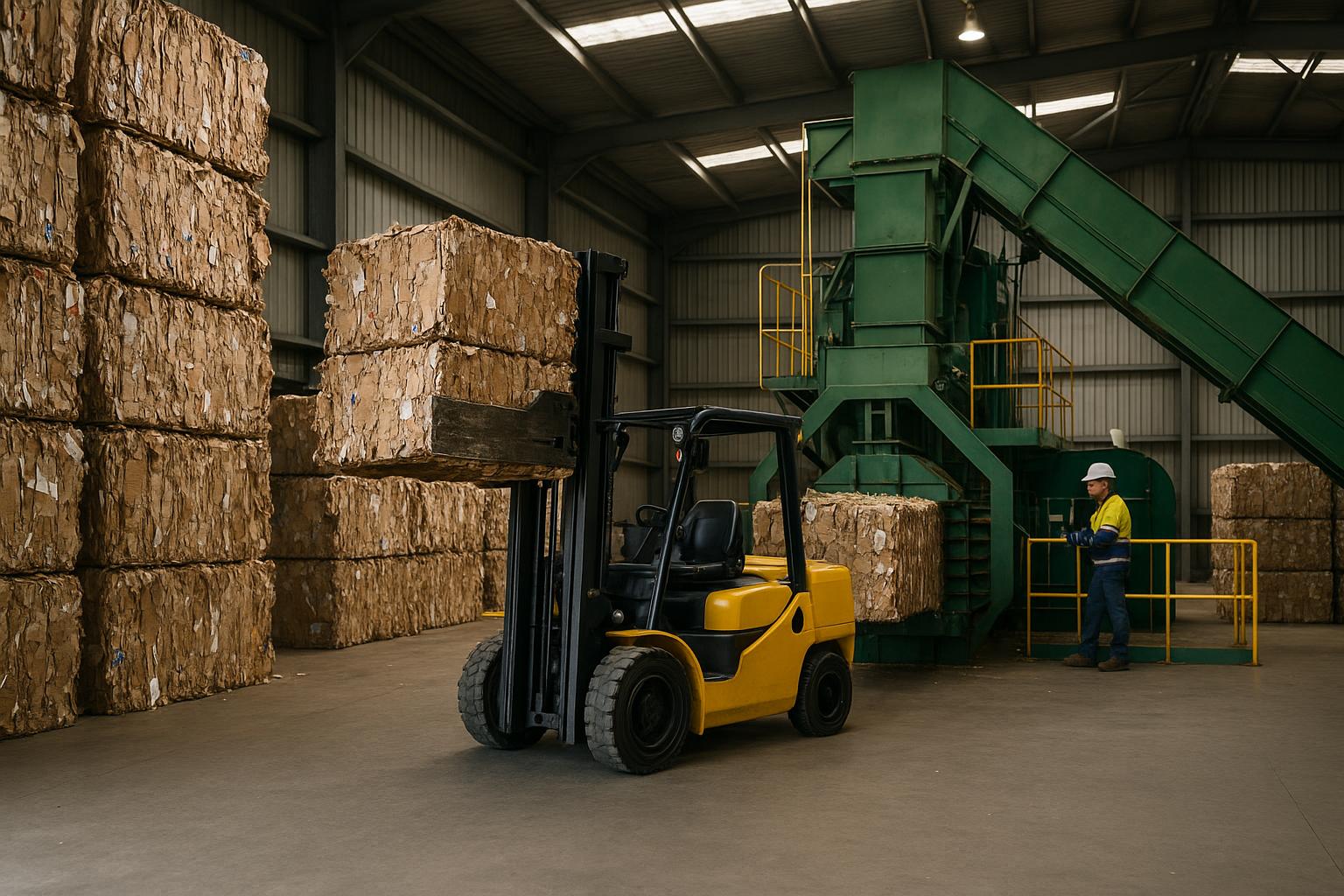 24/7 cardboard drop off cages