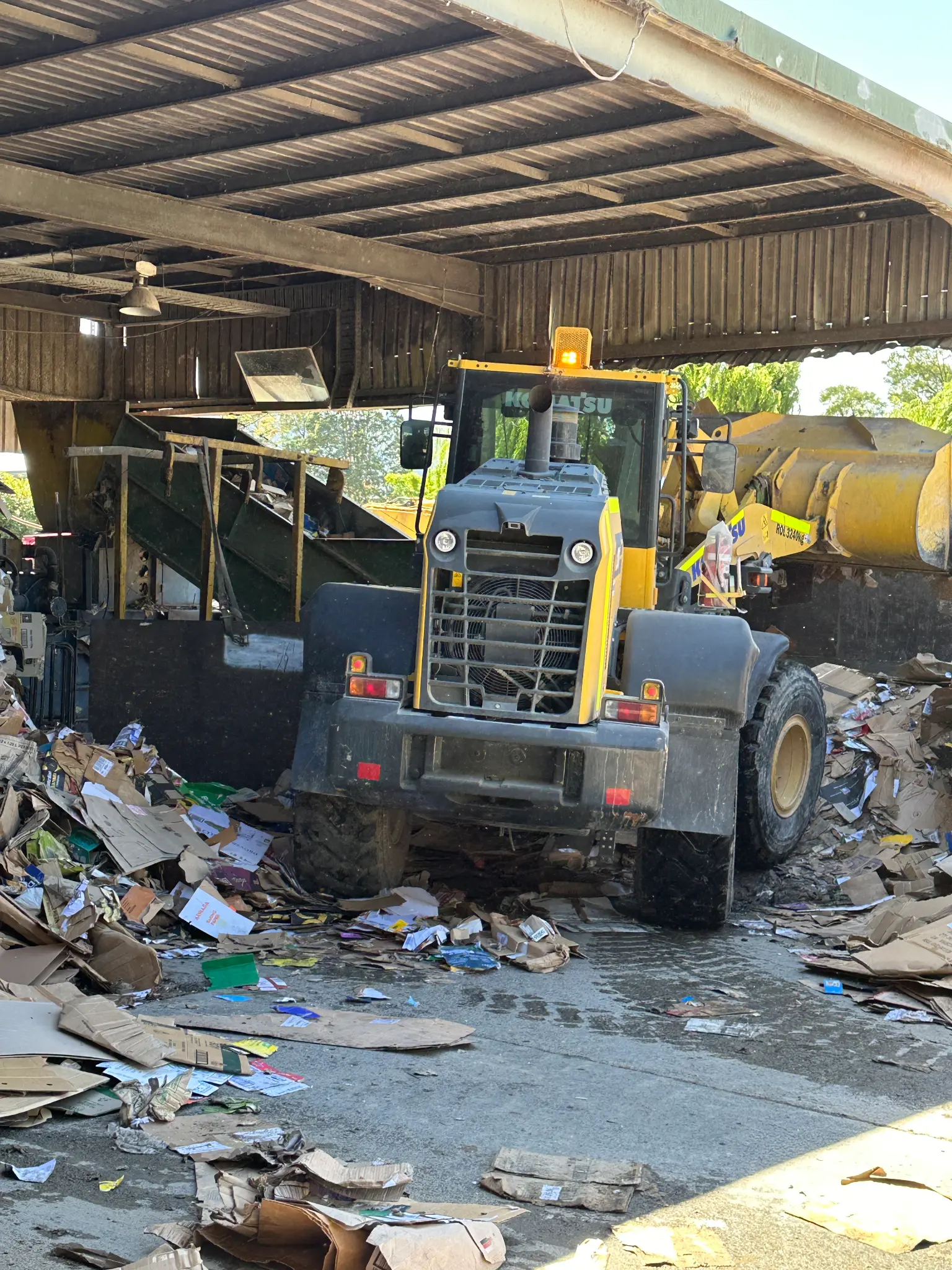 Cardboard recycling process